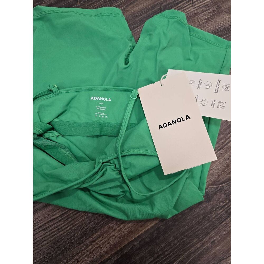 Adanola Women’s Unitard Romper Stamina One Piece Green Size Large NWT Activewear - Picture 2 of 8